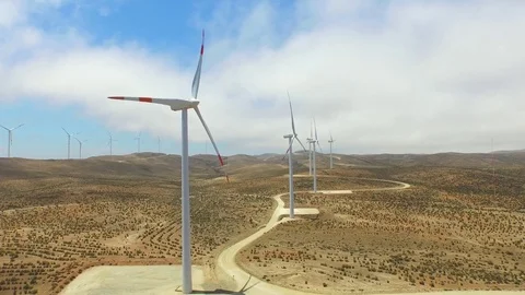 Parque eolico 001 alta Stock-Footage 72164473