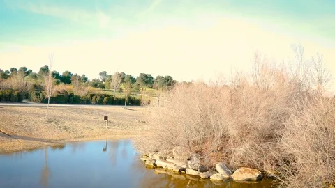 The Parque Forestal De Valdebebas in Madrid, Spain Stock Footage 124037447