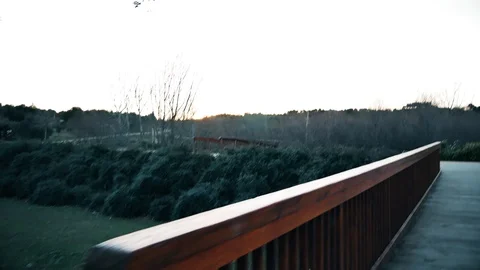 The Parque Forestal De Valdebebas in Madrid, Spain Stock Footage 124038059