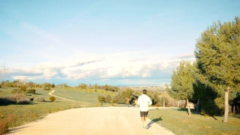 The Parque Forestal De Valdebebas in Madrid, Spain Stock Footage 124038891