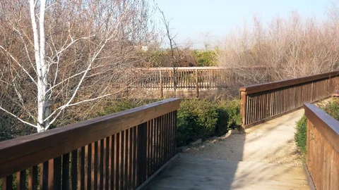 The Parque Forestal De Valdebebas in Madrid, Spain Stock Footage 124180002