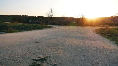 The Parque Forestal De Valdebebas in Madrid, Spain Stock Footage 124328078