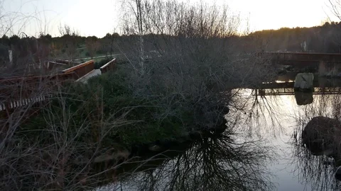 The Parque Forestal De Valdebebas in Madrid, Spain Stock Footage 124328275