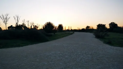 The Parque Forestal De Valdebebas in Madrid, Spain Stock Footage 124332281