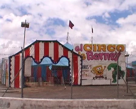 Parque Infantil, circus tent Vídeo Stock 1073320