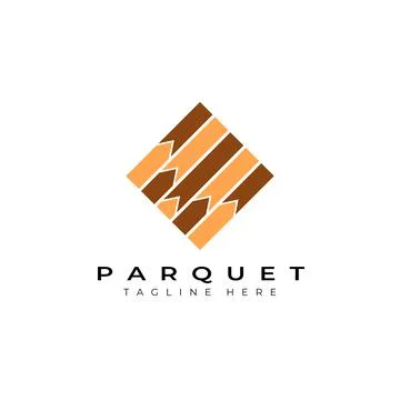 Parquet logo vector illustration design, floor logo Stock Illustration