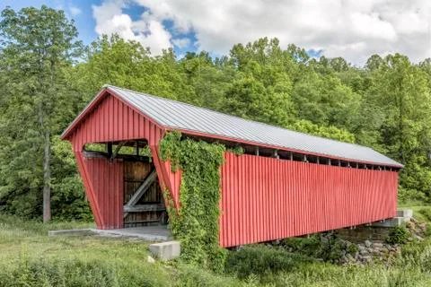 Parrish Covered Bridge Stock Photos