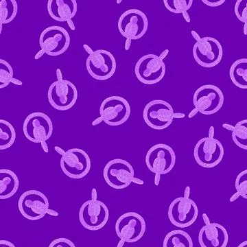 Parrot balloons seamless pattern. Circus balloon background. Illustrazione stock