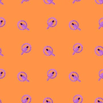 Parrot balloons seamless pattern. Circus balloon background. Illustrazione stock