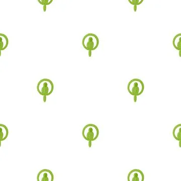 Parrot balloons seamless pattern. Circus balloon background. Stock Illustration