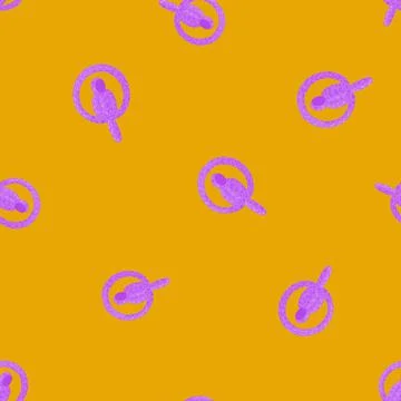 Parrot balloons seamless pattern. Circus balloon background. Stock Illustration