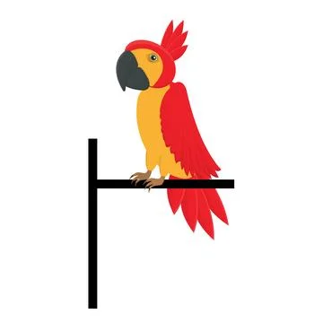Parrot. Bird 스톡 일러스트