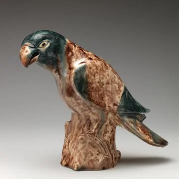Parrot ca. 1750 Whieldon type. Parrot. British, Staffordshire. ca. 1750. Le.. Stock Photos