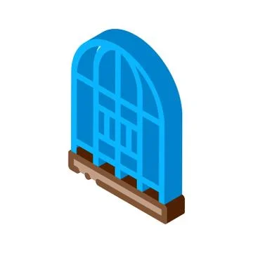 Parrot Cage isometric icon vector illustration Stock Illustration