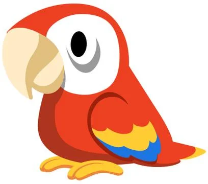 Parrot design Illustrazione stock