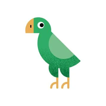 Parrot exotic bird 스톡 일러스트