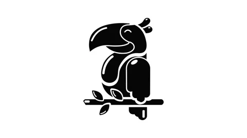 Parrot icon animation Stock Footage 156238101
