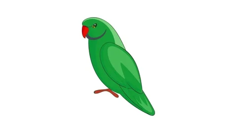Parrot icon animation 動画素材 157178440