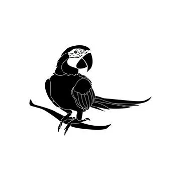 Parrot icon Stock Illustration