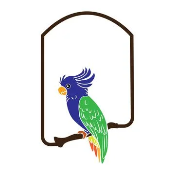 Parrot icon Stock Illustration
