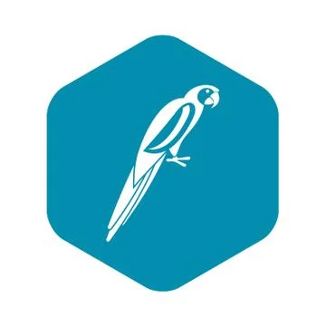 Parrot icon, simple style イラスト素材