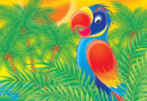 Parrot Stock Illustration
