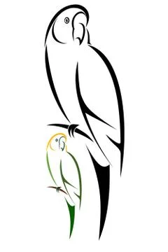 Parrot Stock-Illustration