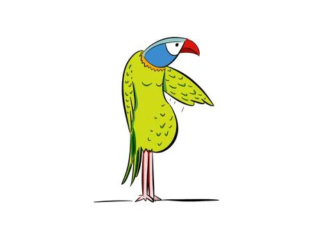 Parrot Stock Illustration