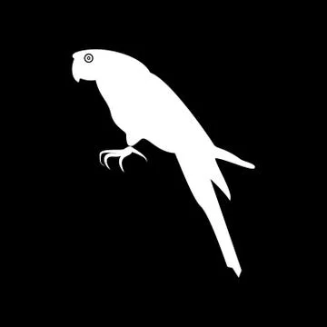 Parrot it is icon . Stock Illustration