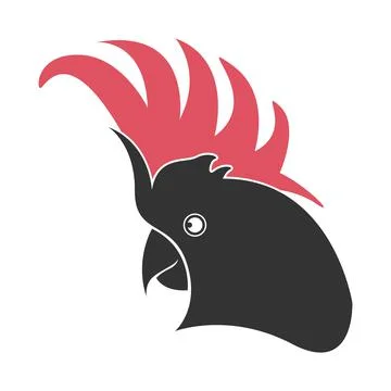 Parrot logo icon design Stock Illustration