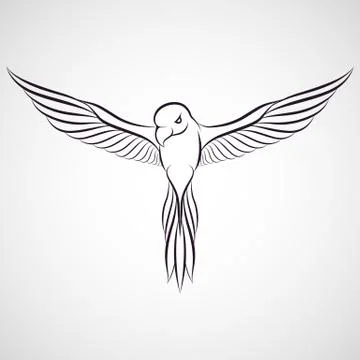 Parrot logo Stock Illustration