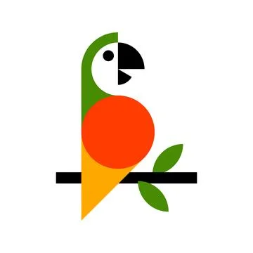 Parrot Logo Illustrazione stock
