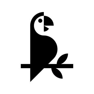 Parrot Logo Stock Illustration