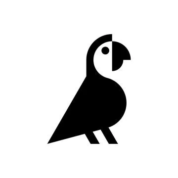 Parrot Logo Stock Illustration