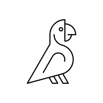 Parrot Logo Stock Illustration