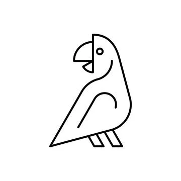 Parrot Logo Stock Illustration