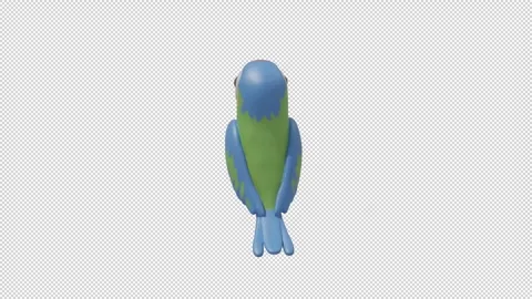 Parrot - Loop Alpha HD ProRes Stock Footage 327723805