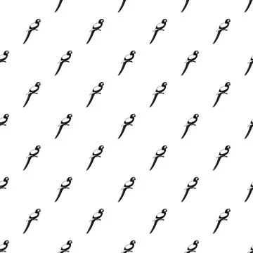 Parrot pattern, simple style Stock Illustration