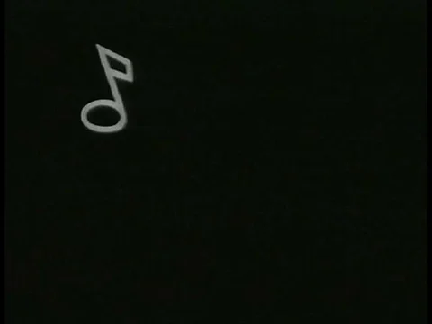 A parrot plays musical instruments, in an animated television commercial for Stock Footage 74934818