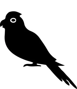 Parrot vector illustration isolated on background 库存插图