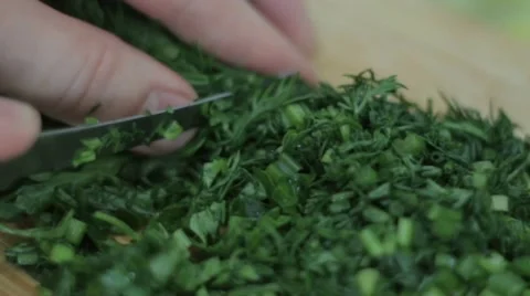 Parsley dill herbs Stock Footage 53645980