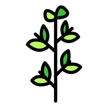 Parsley icon vector flat Illustrazione stock