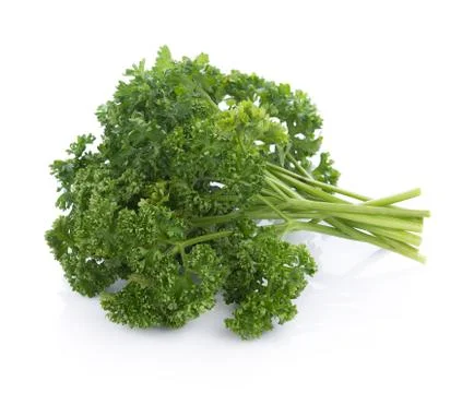 Parsley isolated on a white background Stock Photos