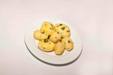 Parsley potatoes Stock Photos