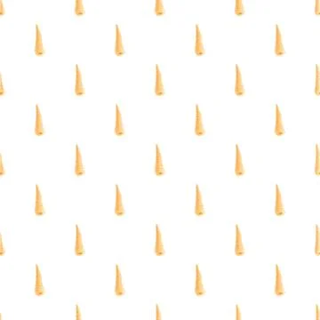 Parsnip vegetable root seamless repeating pattern background Stock Illustration