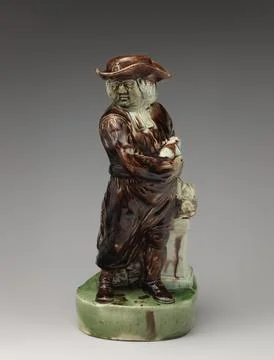 The Parson (part of a "Tithe Pig" group) ca. 1770 Ralph Wood the Younger. T.. Stock Photos