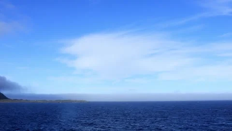 Part 1 of 19 clips of sail-by of Alden island, Askvoll, Vestland, Norway Stock Footage 314382906