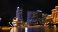Part 1 - Bellagio Las Vegas water fountain show at night HD Footage