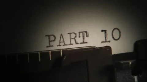 PART 9 to 10. Typing. Section of the book. Stock Footage 10721118