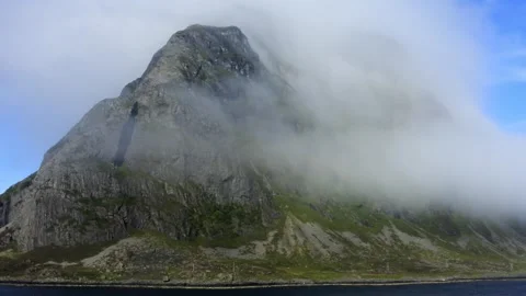 Part 9 of 19 clips of sail-by of Alden island, Askvoll, Vestland, Norway Stock Footage 314383141